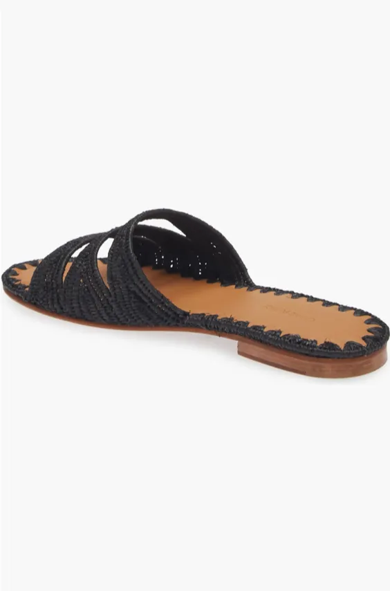 SYMM SANDAL IN BLACK
