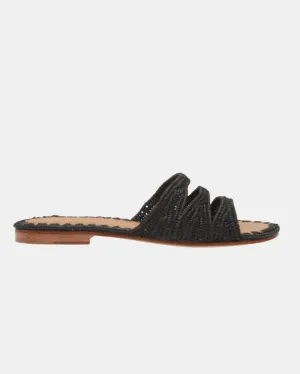 SYMM SANDAL IN BLACK