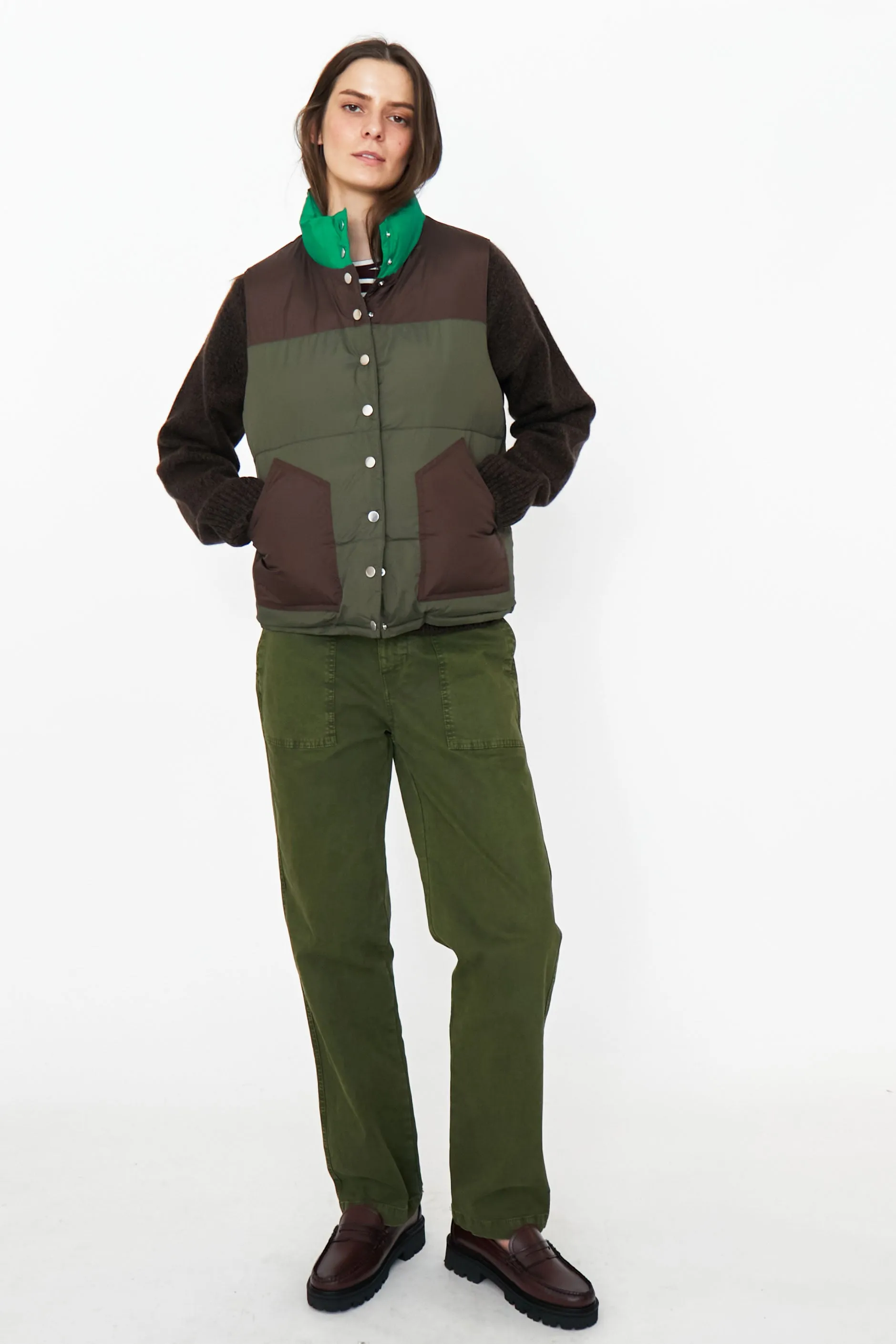 The Beckett - Olive/Chocolate/Kelly Green