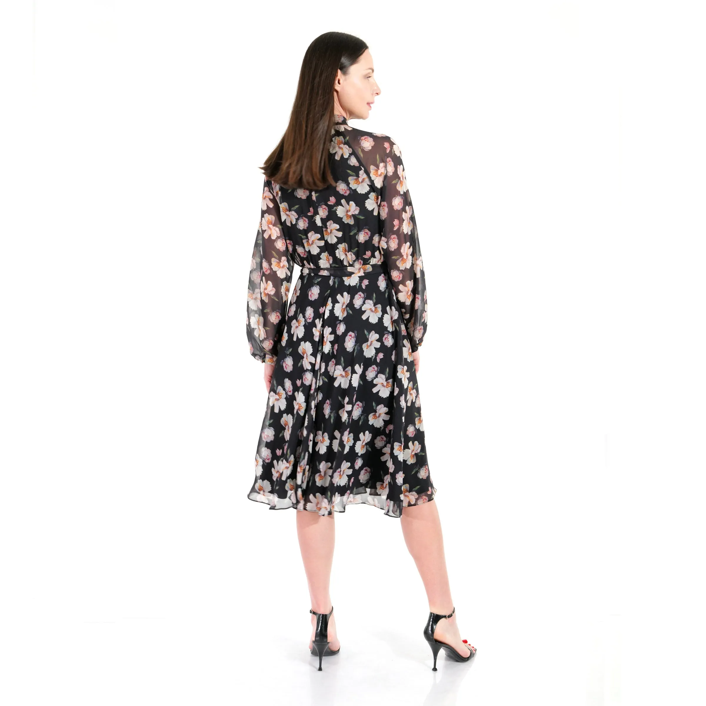The Blossom Print Midi Dress