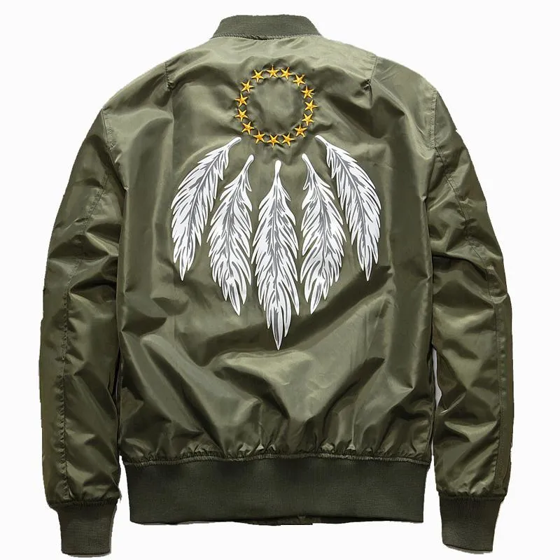The Feather  - Black / Green