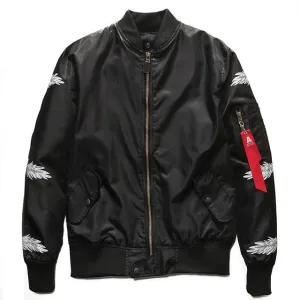 The Feather  - Black / Green