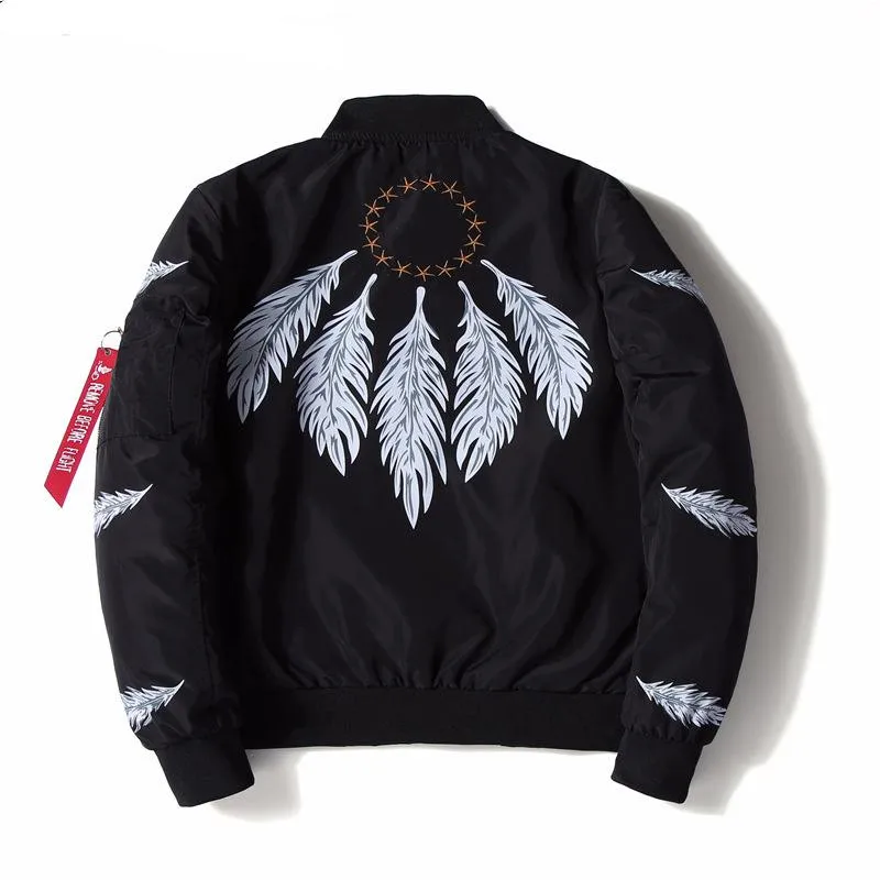 The Feather  - Black / Green