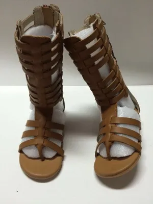 The Tessa Gladiator Sandals - Brown