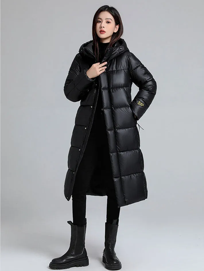 Thickened Quilted Puffer Coat Water-Resistant and Windproof