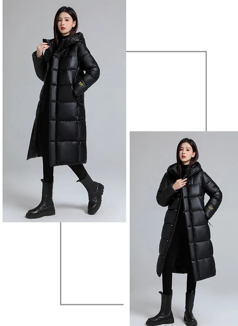 Thickened Quilted Puffer Coat Water-Resistant and Windproof