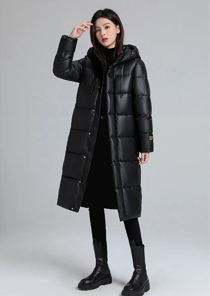 Thickened Quilted Puffer Coat Water-Resistant and Windproof