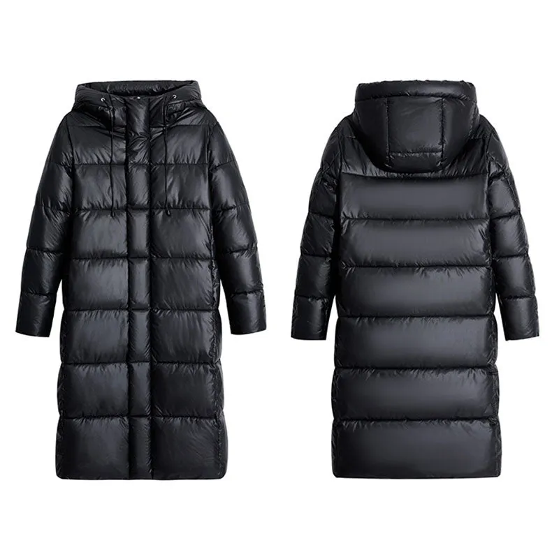 Thickened Quilted Puffer Coat Water-Resistant and Windproof