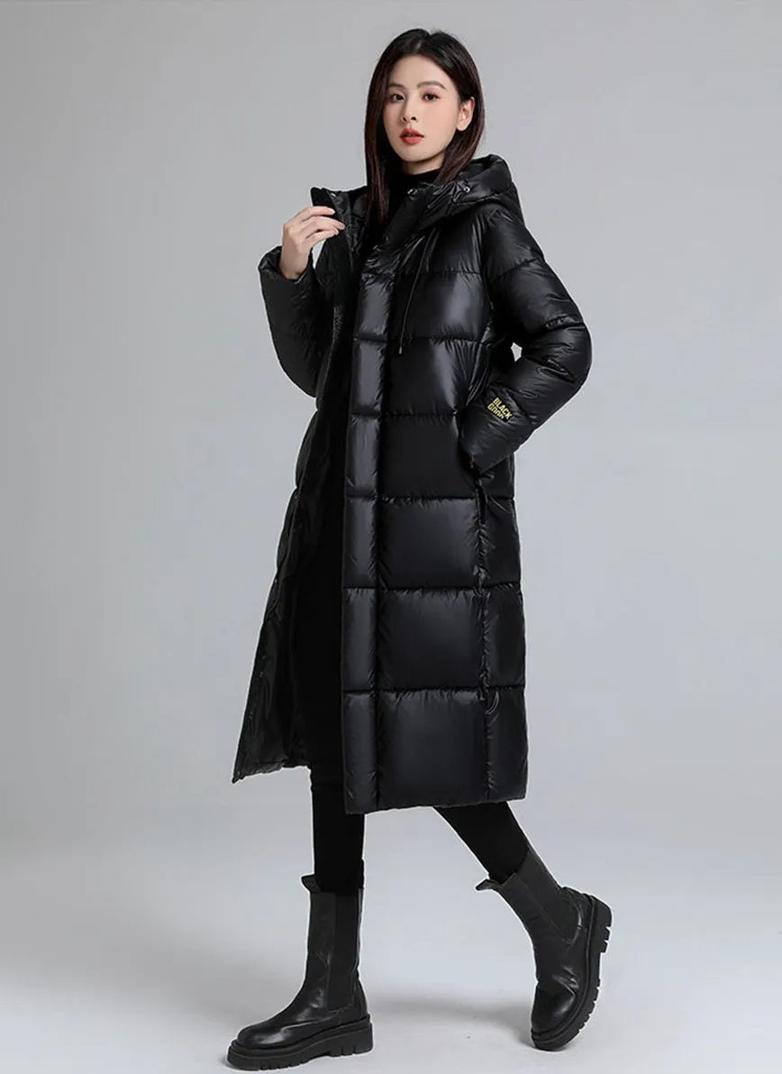Thickened Quilted Puffer Coat Water-Resistant and Windproof
