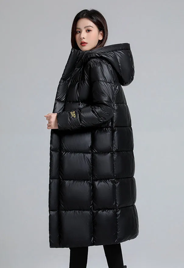 Thickened Quilted Puffer Coat Water-Resistant and Windproof