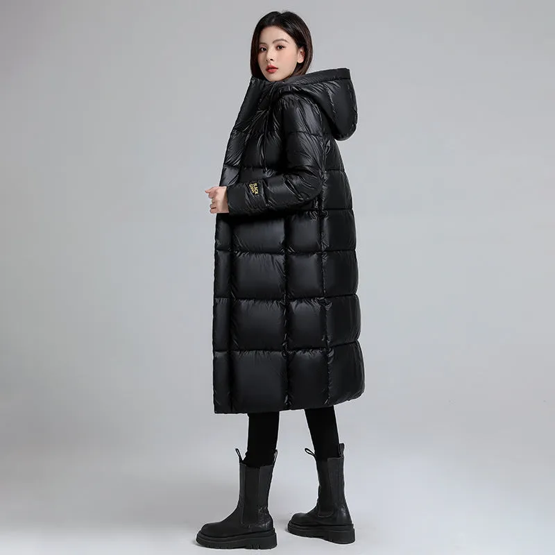 Thickened Quilted Puffer Coat Water-Resistant and Windproof