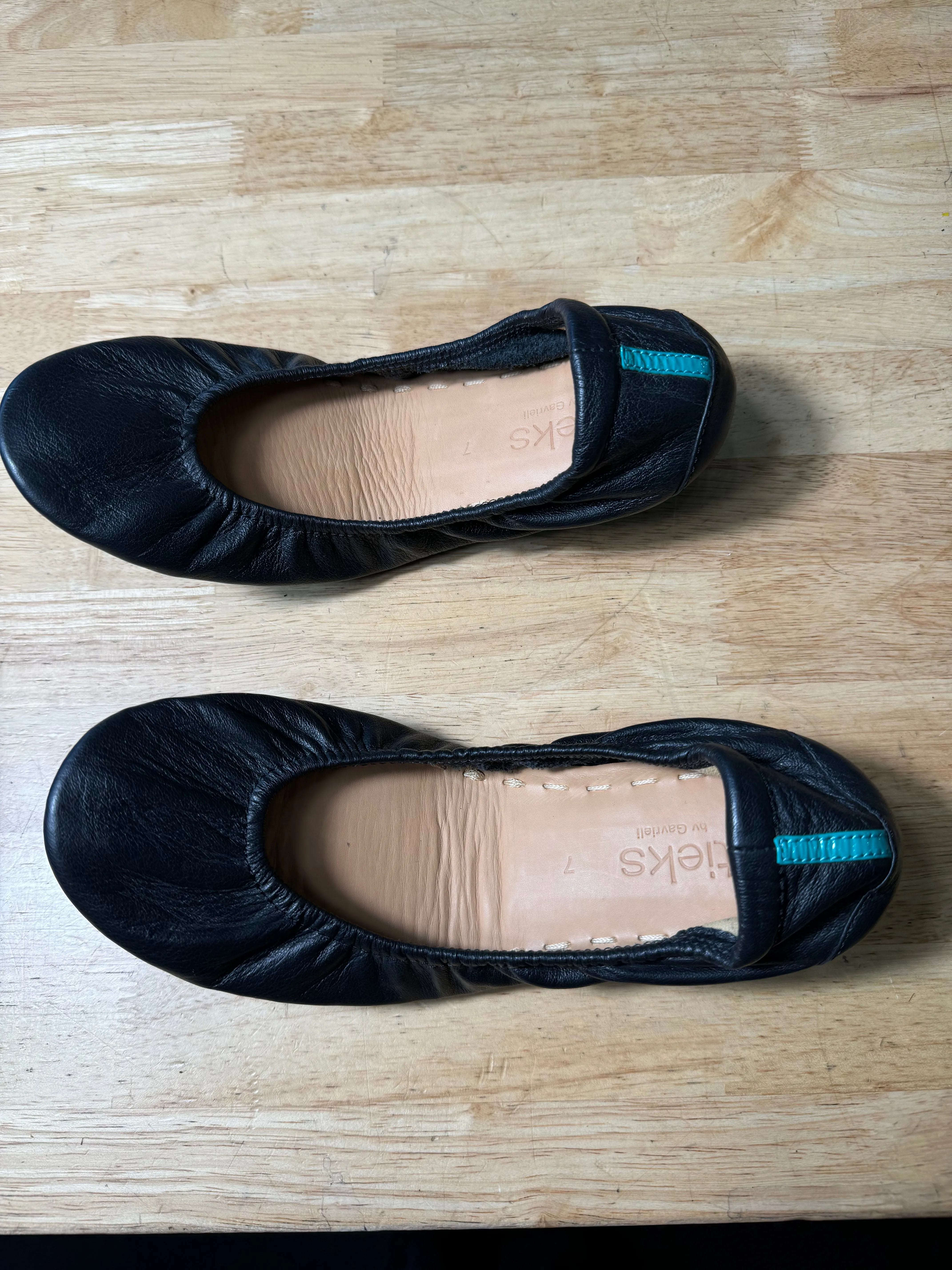 Tieks Women's Black Flats