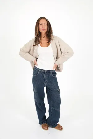 TITCHIE THE BOMBER JACKET OATMEAL