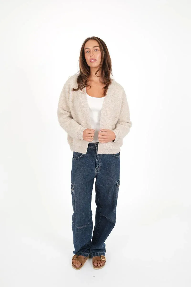 TITCHIE THE BOMBER JACKET OATMEAL