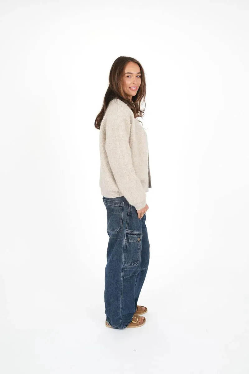TITCHIE THE BOMBER JACKET OATMEAL