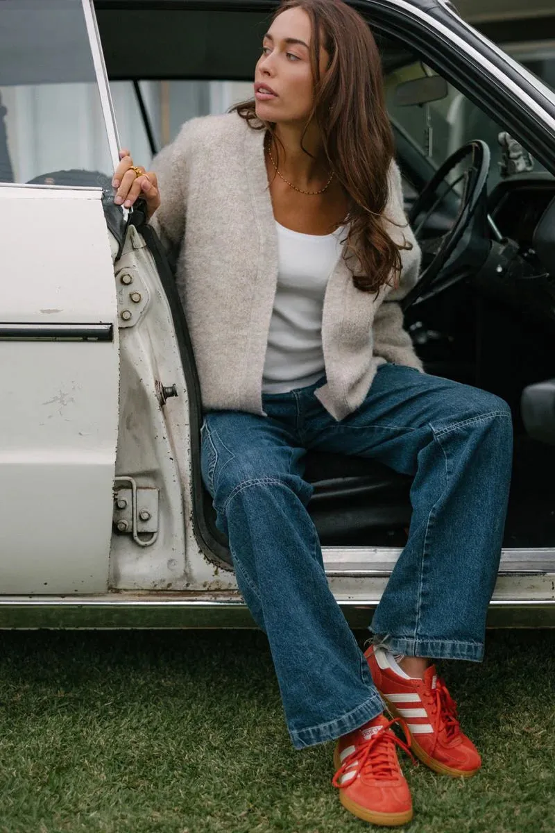 TITCHIE THE BOMBER JACKET OATMEAL