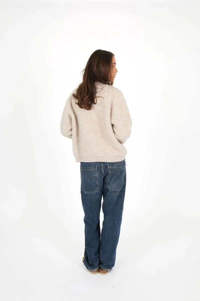 TITCHIE THE BOMBER JACKET OATMEAL