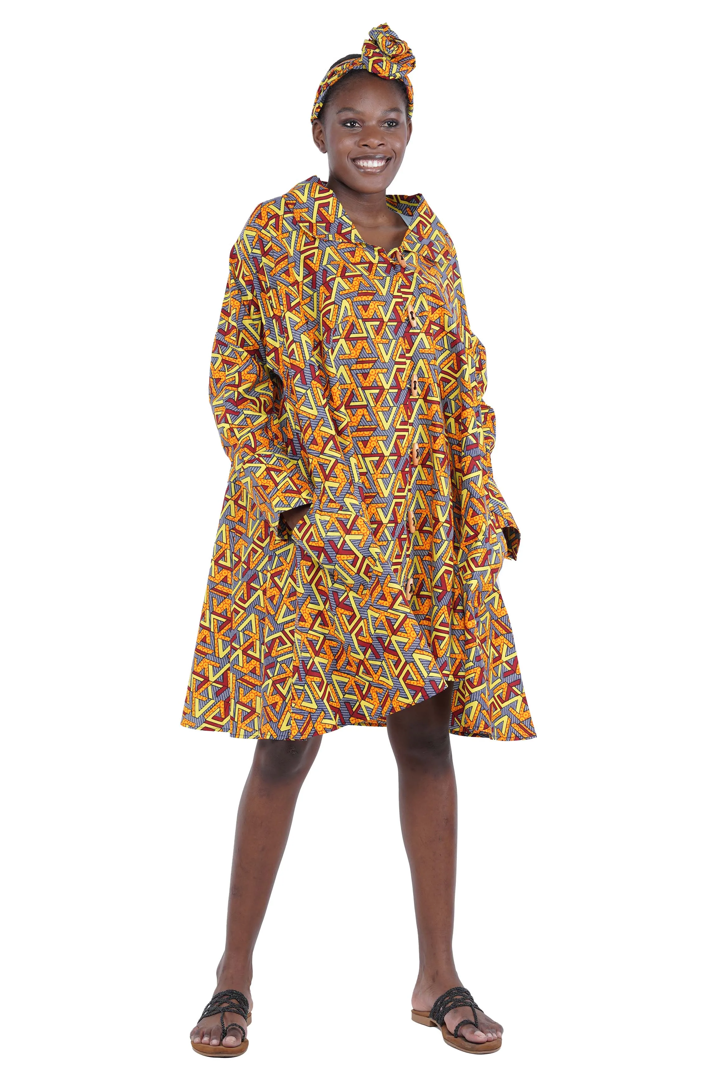 Toggle Button Ladies Dress