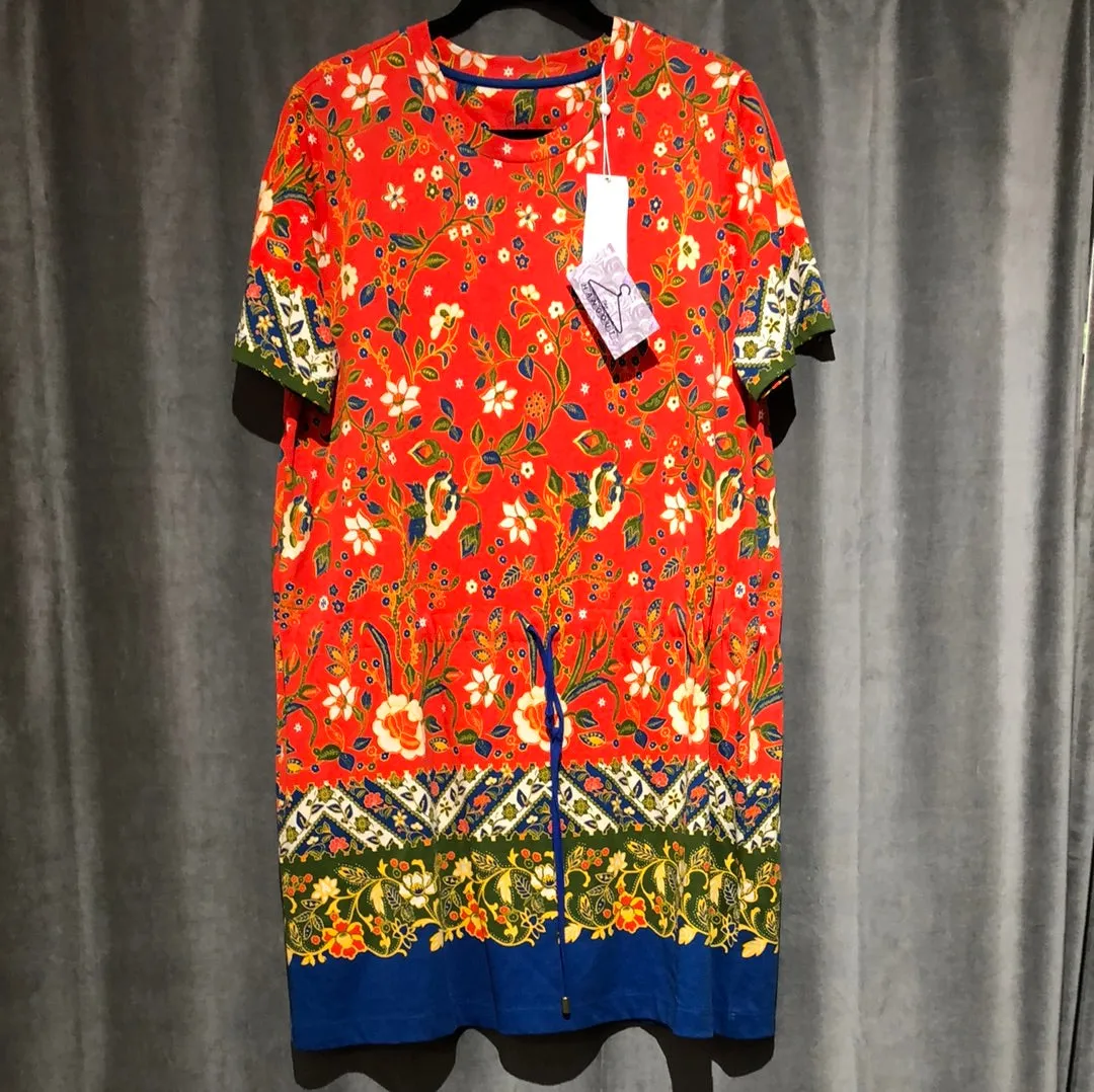 Tory Burch "Jessie" T-shirt Multicolor Floral Dress