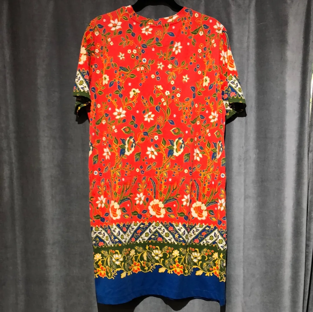Tory Burch "Jessie" T-shirt Multicolor Floral Dress
