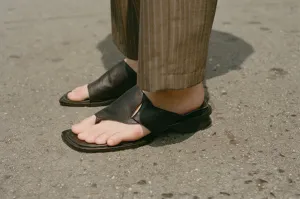 TUPELO SLIDE, BLACK CALF