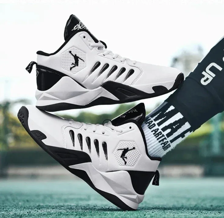 Unisex White Basketball and Casual Running Performance Shoes