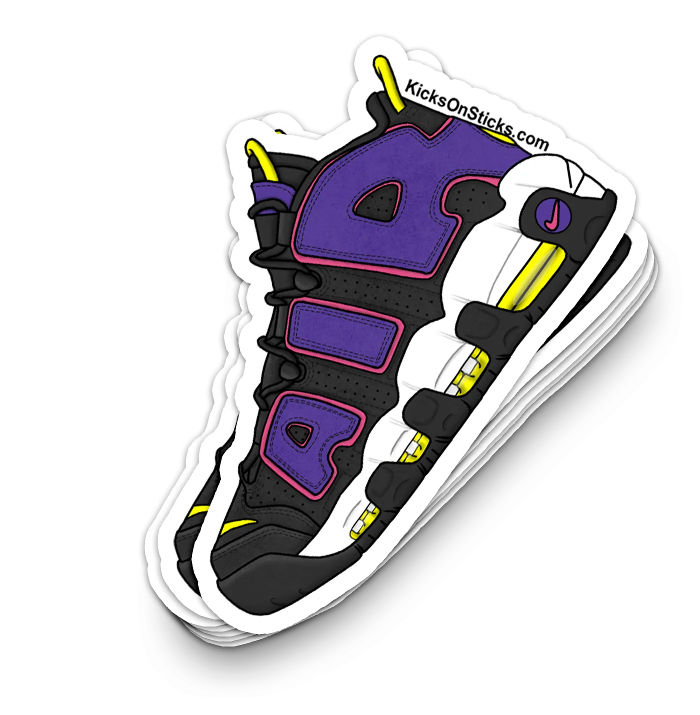 Uptempo "Court Purple" Sneaker Sticker