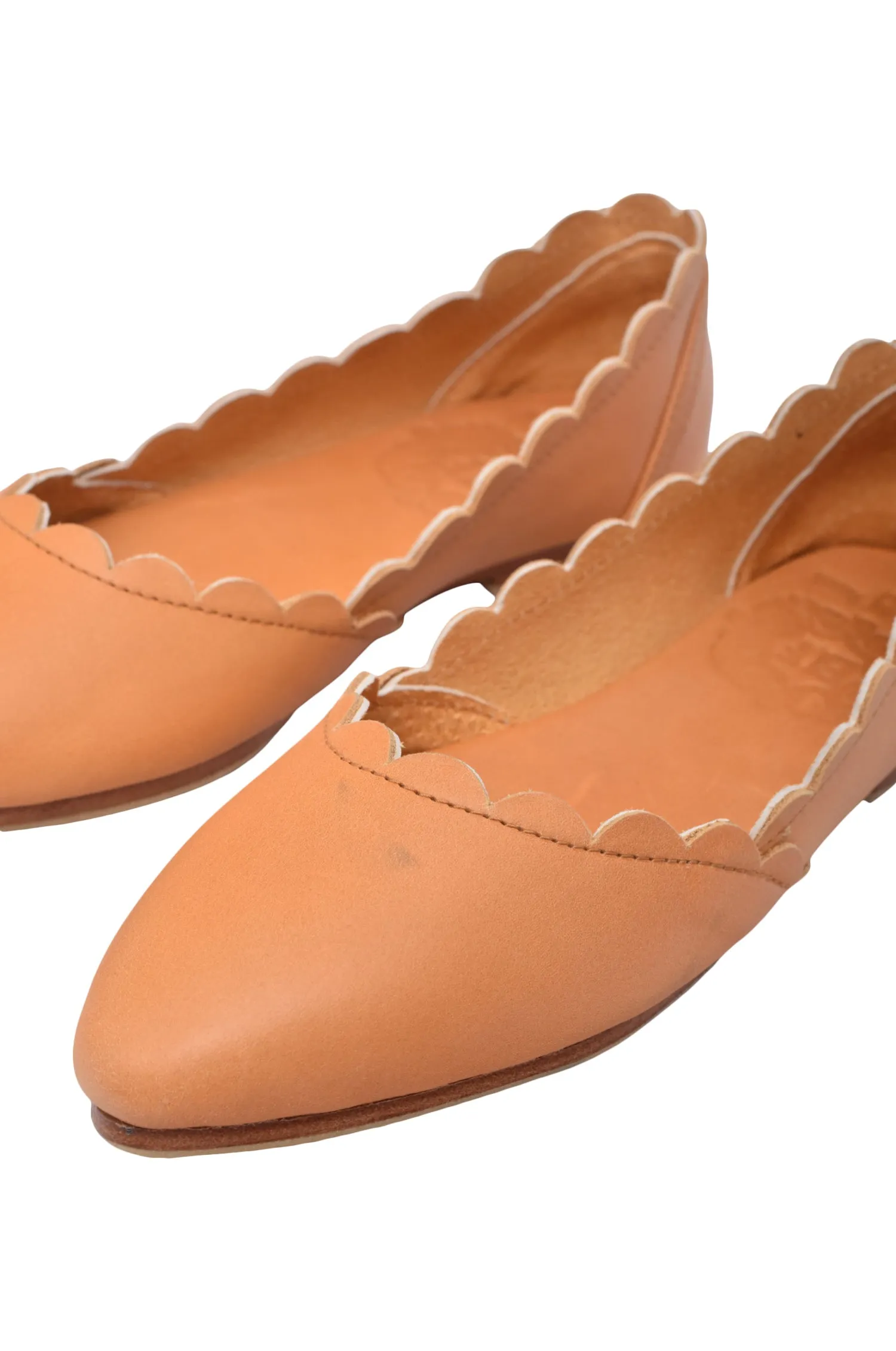 Valentina Leather Ballet Flats (*Sz. 5.5 & 6)