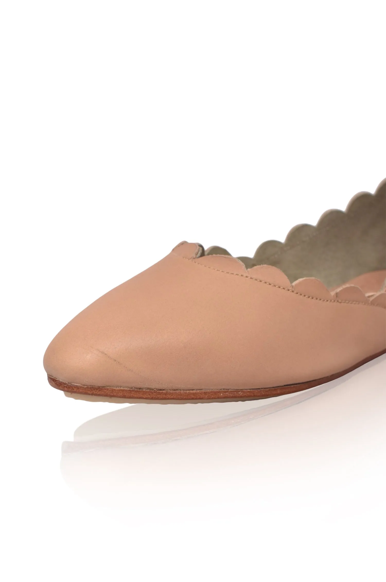 Valentina Leather Ballet Flats (*Sz. 5.5 & 6)