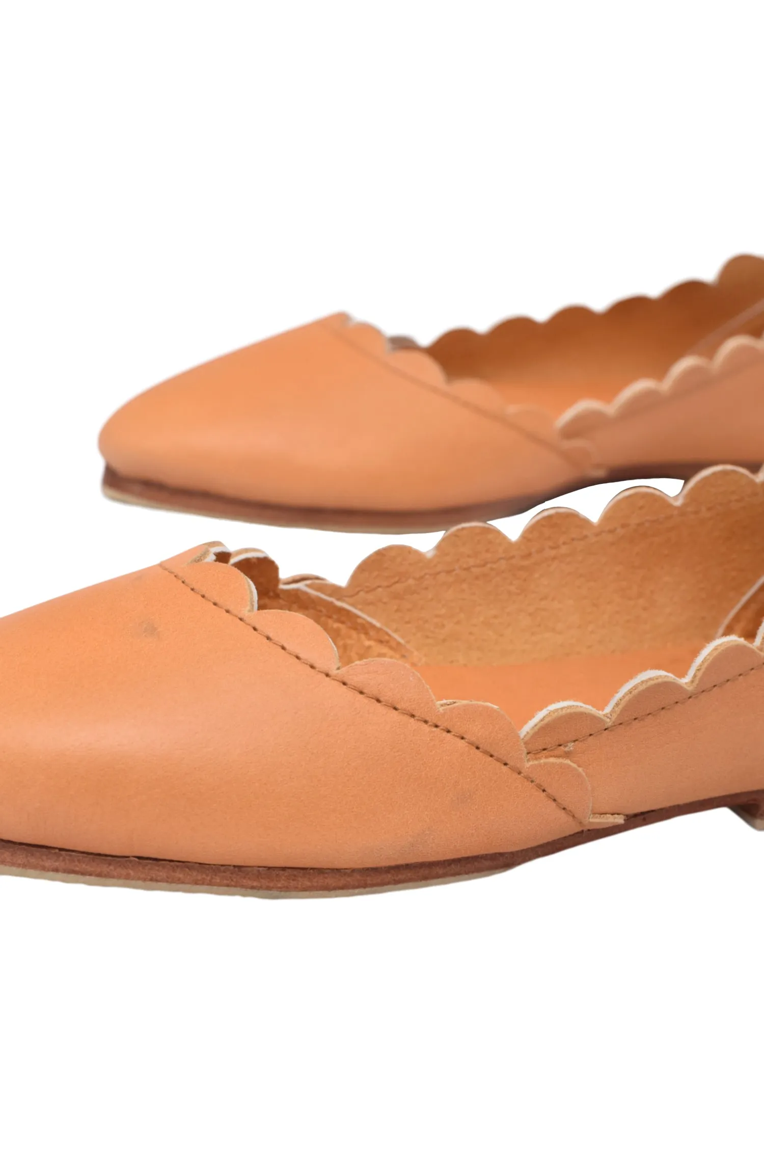 Valentina Leather Ballet Flats (*Sz. 5.5 & 6)