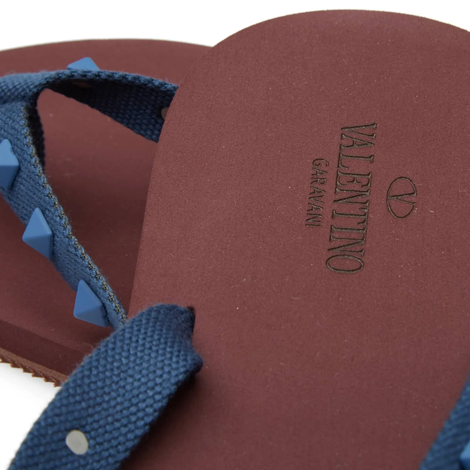 Valentino Indigo Rock Flip Flop