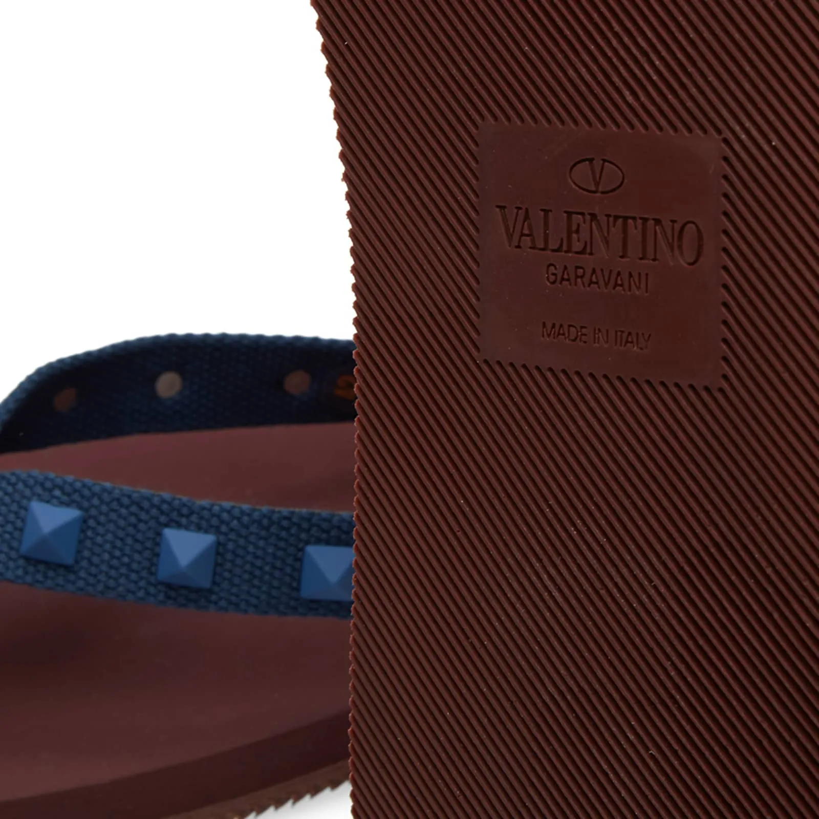 Valentino Indigo Rock Flip Flop