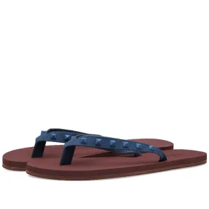 Valentino Indigo Rock Flip Flop