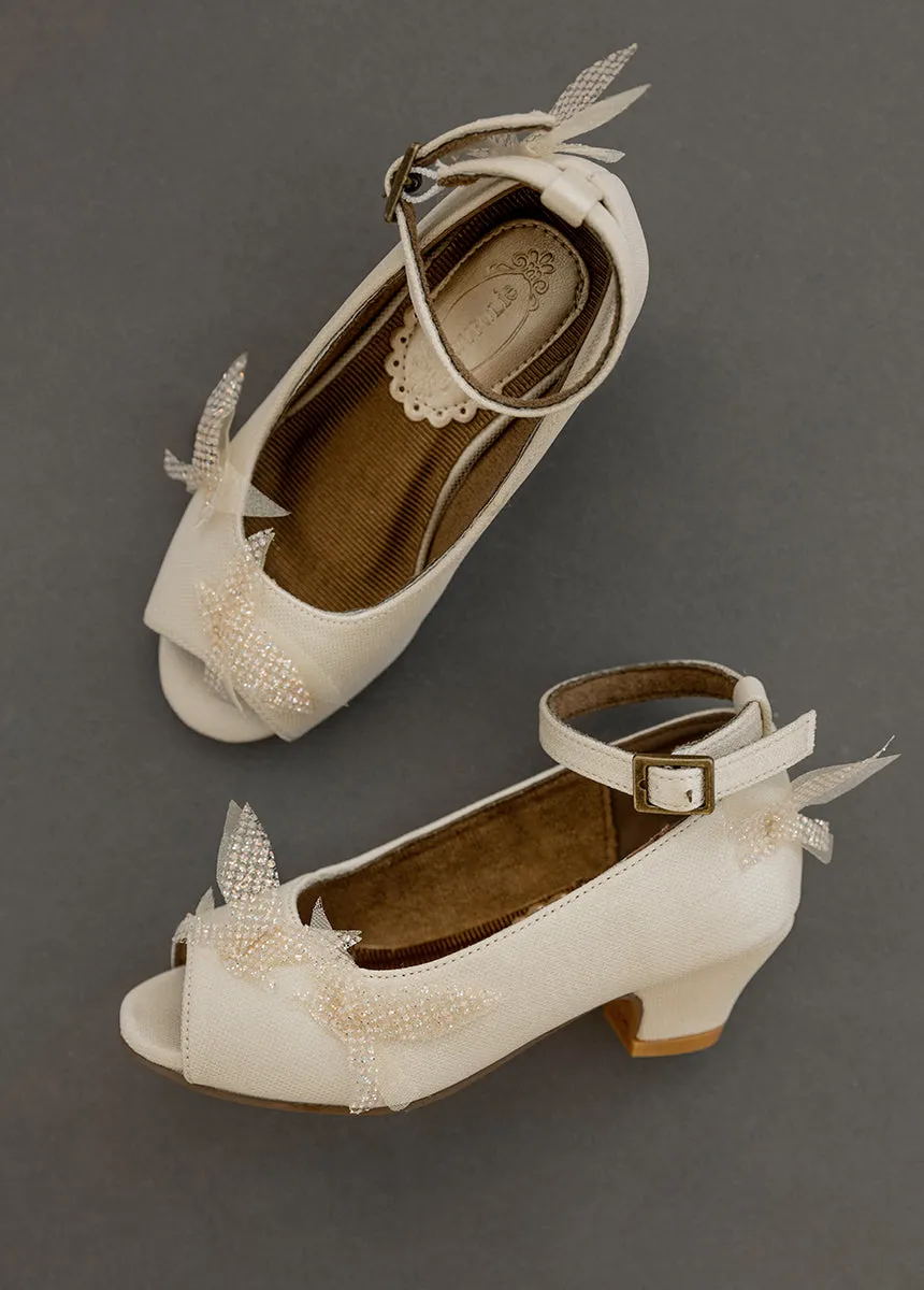 Valeria Heels in Cream