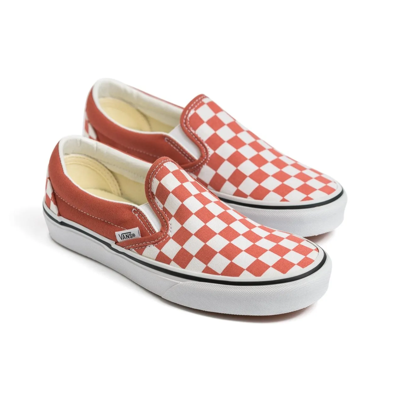 Vans Slip-on (Checkerboard) - Color Theory Auburn