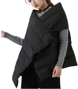 Vee Wrap Puffer Vest