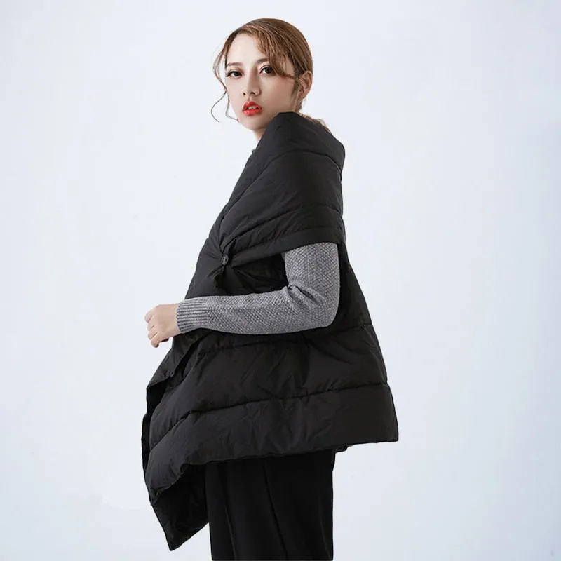 Vee Wrap Puffer Vest
