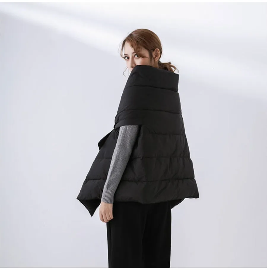Vee Wrap Puffer Vest