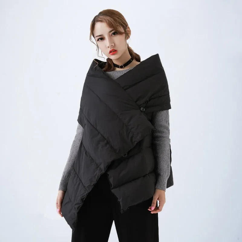 Vee Wrap Puffer Vest