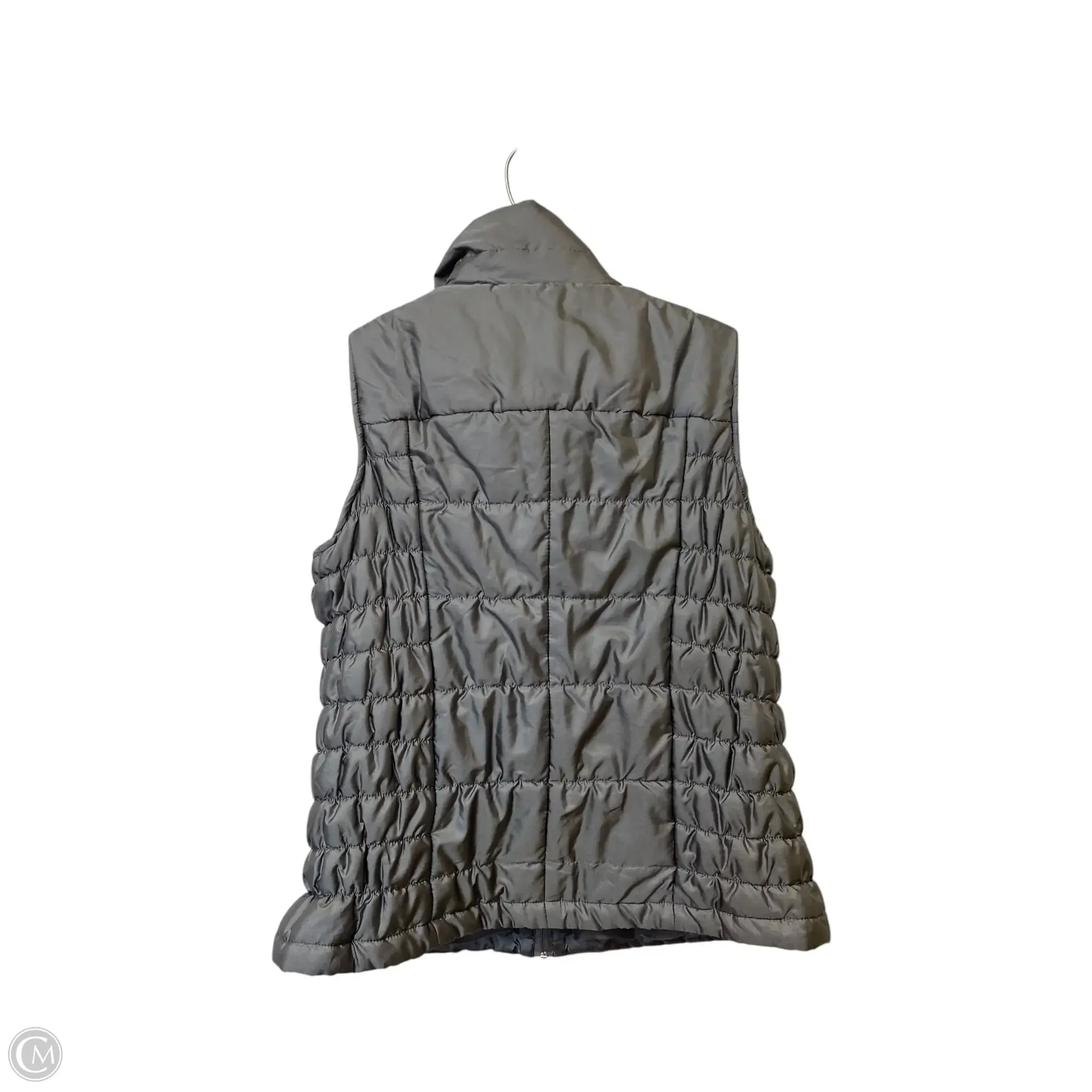 Vest Puffer & Quilted By New York And Co In Grey, Size: M