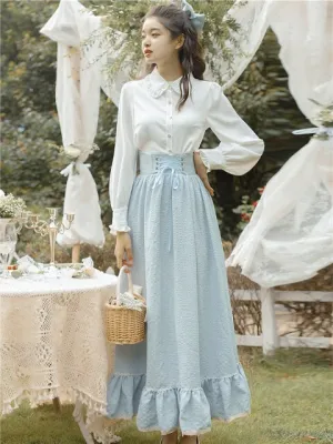 Vintage Style Outfits Skirt Princess Suit