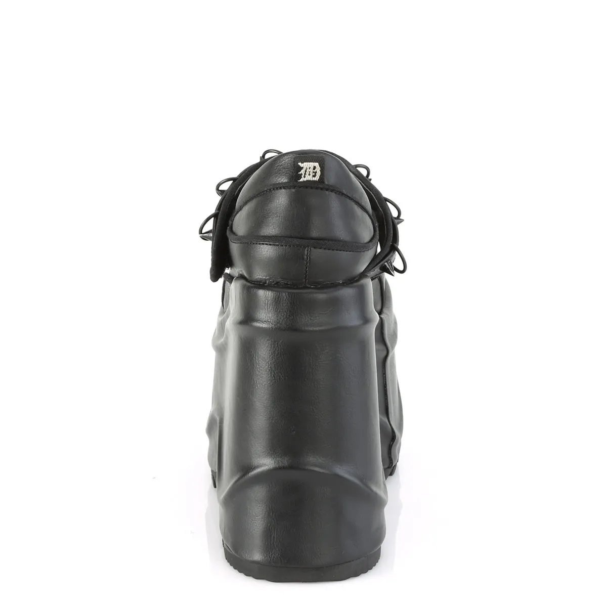 WAVE-48  Black Vegan Leather