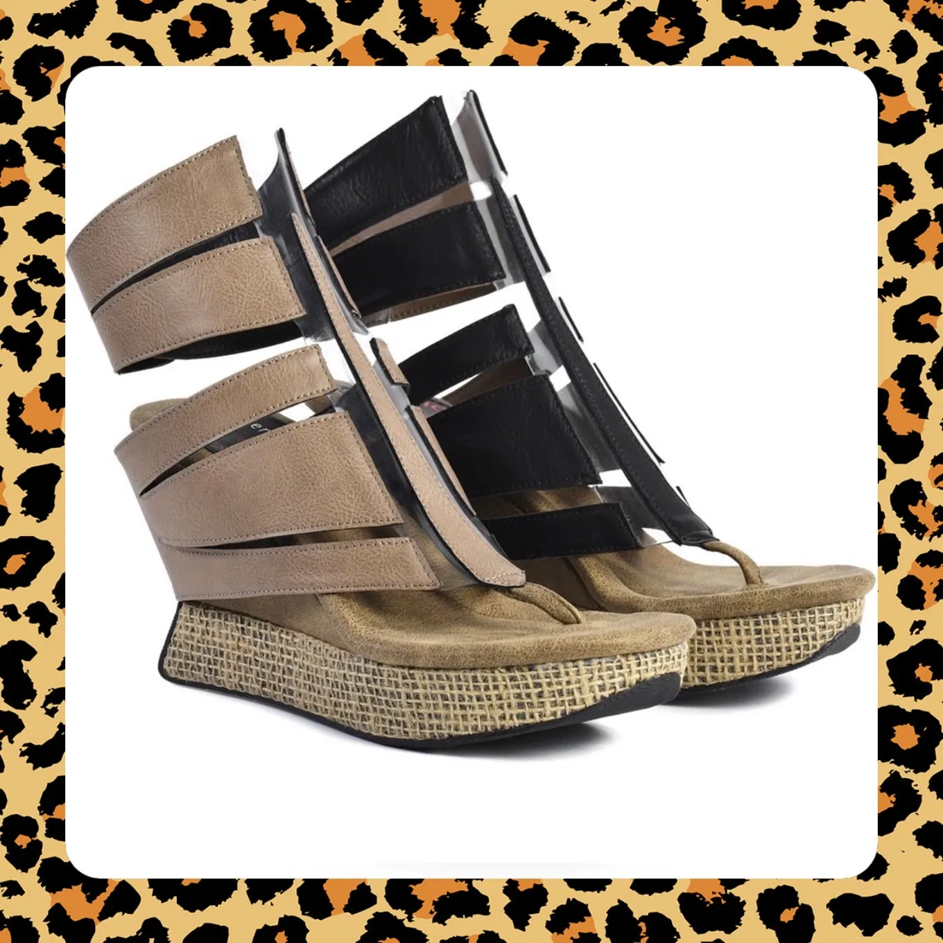 Wedge Heel Reversible Shoes
