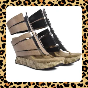 Wedge Heel Reversible Shoes