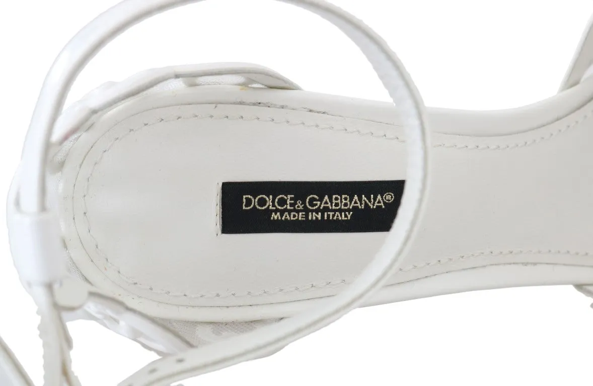 White Ankle Strap Fairytale Shoes