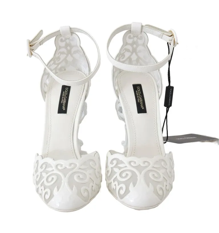 White Ankle Strap Fairytale Shoes