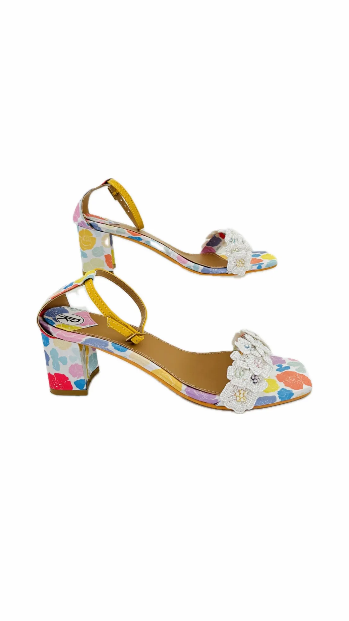 White Poppy Heels
