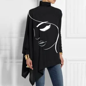 Wilhelmina® | Elegant Roll Collar Shirt