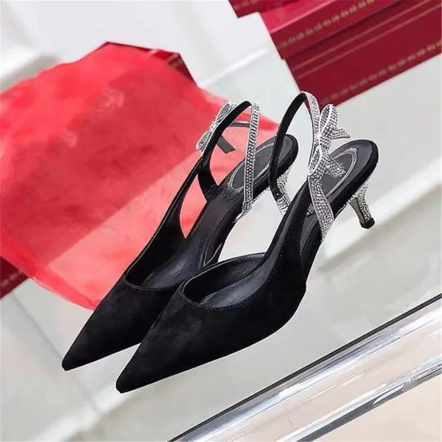 Woman heels back strap sandals