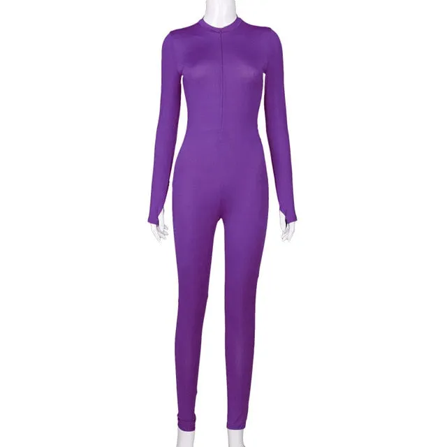 Women Jumpsuit corset 2 pieces set Solid Color Bodycon Long Romper Women Jumpsuit Bodysuit